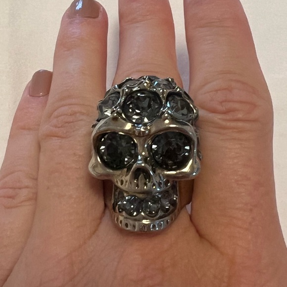 Alexander McQueen Jewelry - Alexander McQueen Skull Crystals Ring